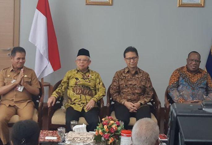 Ma’ruf Amin Bertemu Tokoh Agama dan Pegiat HAM Papua, Bahas Isu Perdamaian