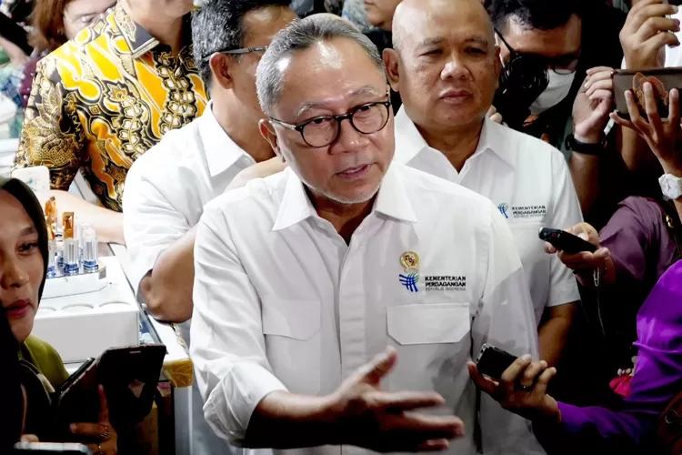 Zulhas Klaim Pasar Tanah Abang Mulai Ramai Pasca Penutupan TikTok Shop