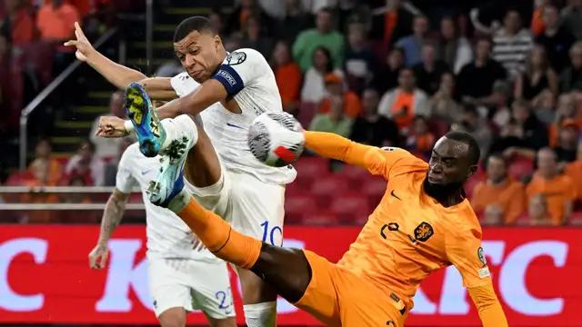 Prancis Pastikan Satu Tiket Euro 2024 Usai Gulung Belanda 2-1