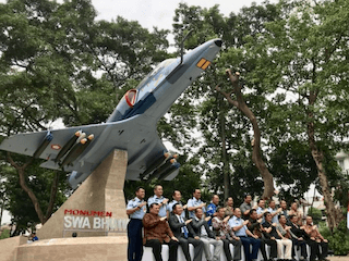 Punya Pengalaman Pribadi, KSAU Resmikan Monumen 4 Skyhawk di Tebet
