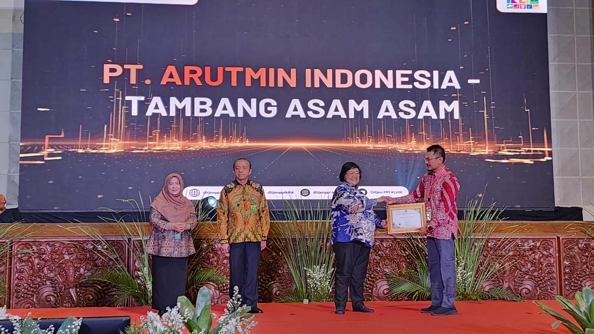 Unit Usaha BUMI Arutmin Sabet Penghargaan Tertinggi dan Piagam Bergengsi ProKlim dari Menteri LHK