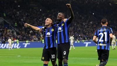 Inter Taklukkan Roma Lewat Gol Tunggal Marcus Thuram