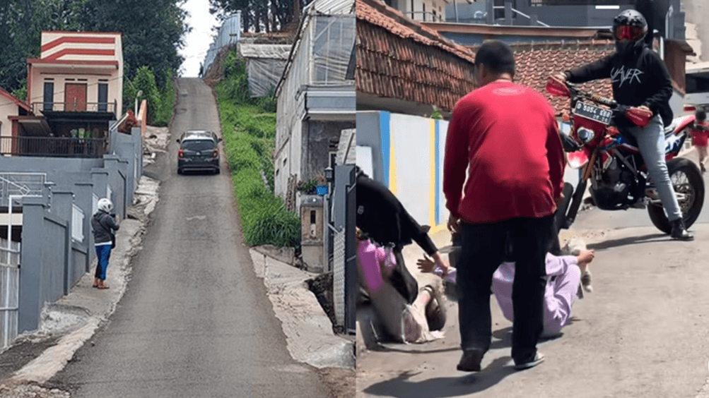 Tanjakan SpongeBob Alternatif Arah Punclut Lembang Viral Bikin Ibu Anak 'Hilang Arah' di Bandung!
