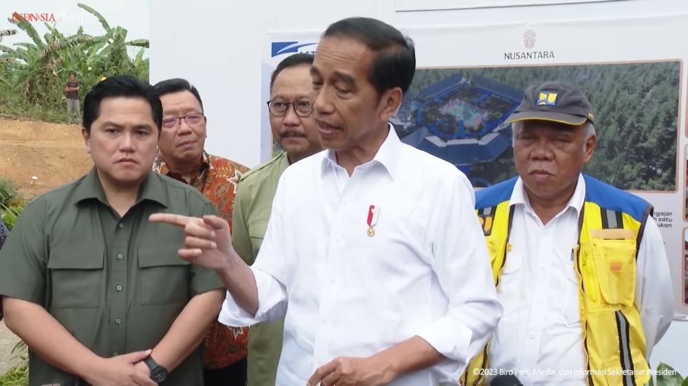 Jokowi Groundbreaking PLTS IKN