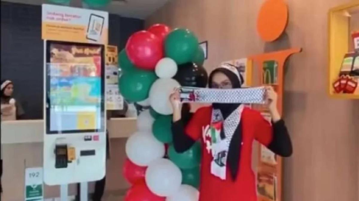 Geger McDonald's Pasang Hiasan Berkelir Warna Bendera Palestina, Lokasinya di Mana?