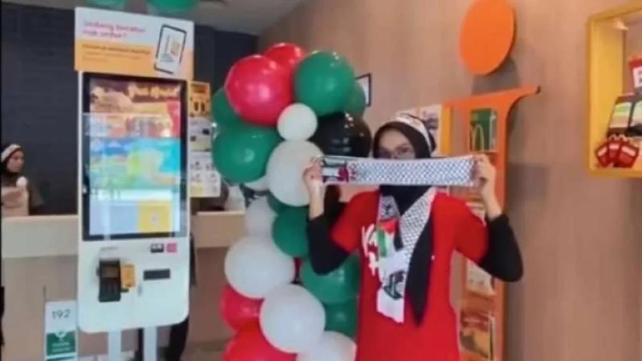 Geger McDonald's Pasang Hiasan Berkelir Warna Bendera Palestina, Lokasinya di Mana?