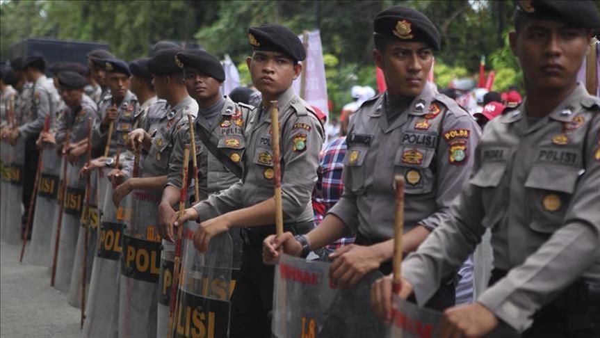 Ribuan Petugas Gabungan Kawal Aksi Bela Palestina Pagi Ini