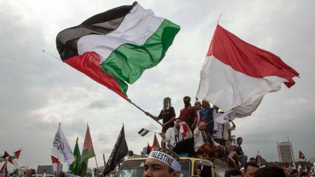 Rela Berangkat Dini Hari dari Pandeglang demi Ikut Aksi Bela Palestina di Monas Jakarta