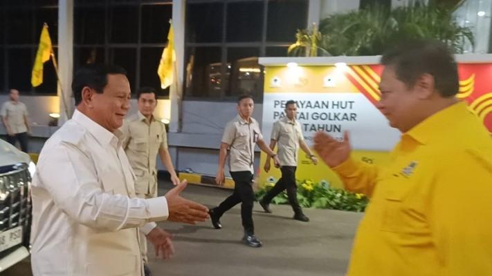 Prabowo hingga Jokowi Tiba di Puncak HUT ke-59 Partai Golkar