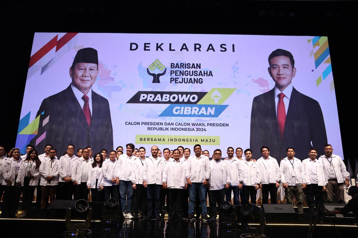 Barisan Pengusaha Pejuang Deklarasi Dukung Prabowo-Gibran di Pilpres 2024