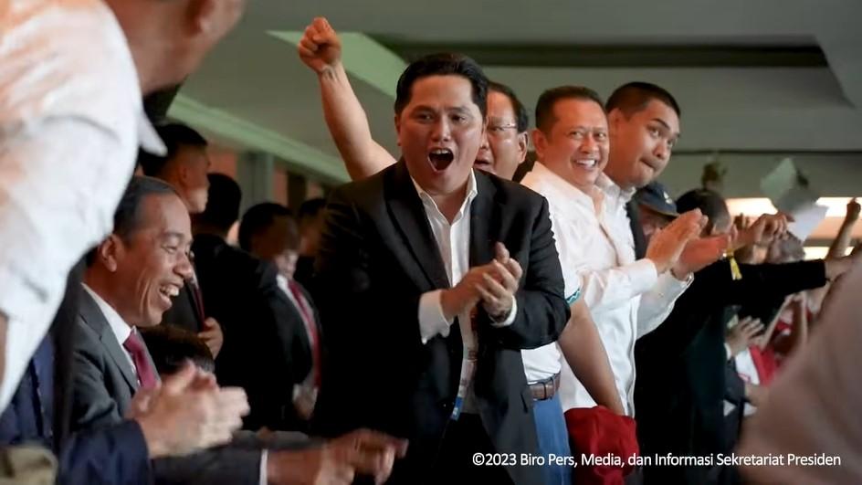 Betapa Bangganya Erick Thohir, Timnas U-17 Indonesia Imbangi Ekuador di Laga Pembuka
