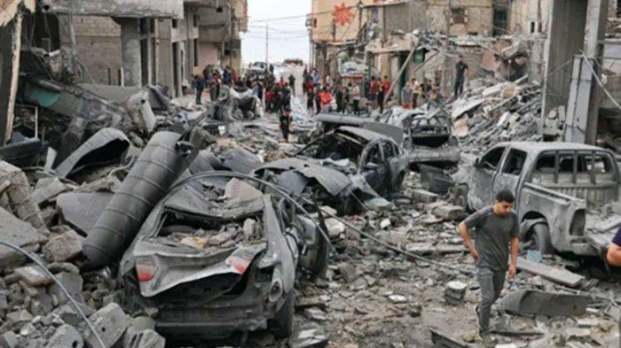 Usai Serangan Bom Israel, Kondisi Gaza Semakin Mencekam