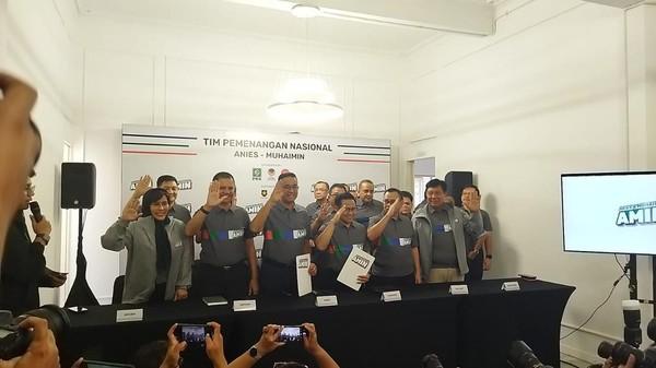 Usai Dideklarasikan, Timnas AMIN bakal Serahin Struktur Kepengurusan ke KPU Besok