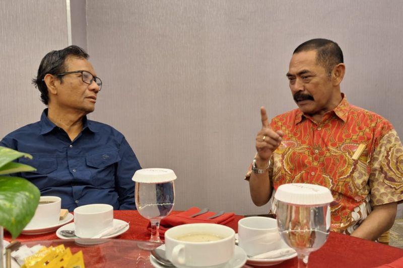 Mahfud Bertemu FX Rudy Bicarakan Pilpres