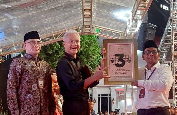 Ganjar Optimistis Menang di Medan Meski Bobby Dipecat PDIP