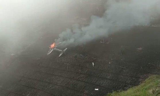 Pesawat TNI AU Jatuh di Kawasan Wisata Gunung Bromo