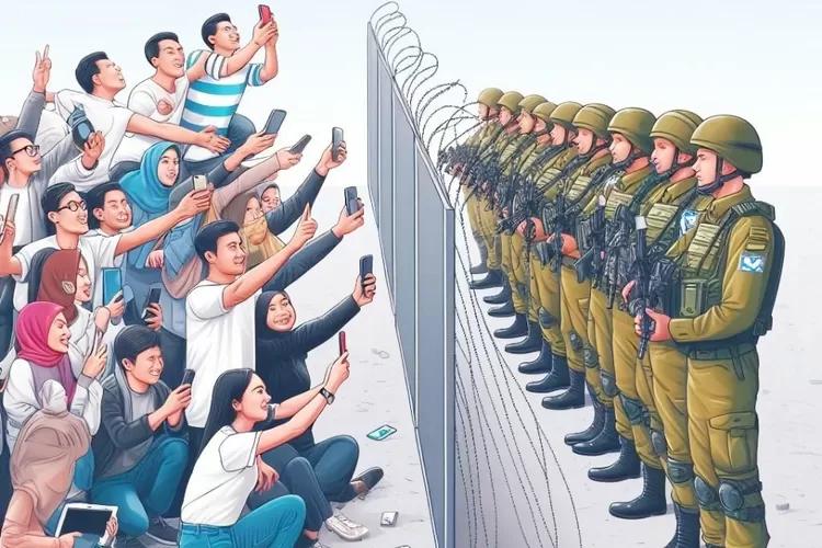 Julid Fisabilillah, Aksi Netizen Indonesia Bikin Tentara Israel Kena Mental