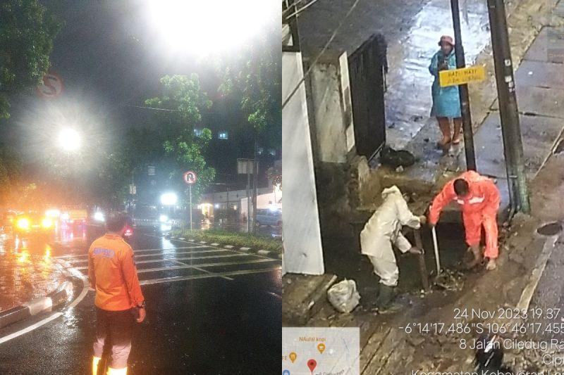 Genangan Air Kepung Ciledug hingga Kebayoran Lama Akibat Hujan Deras Malam Ini