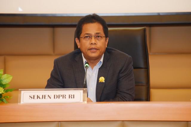 Sekjen DPR RI Resmikan Satu Data Demi Wujudkan Interoperabilitas