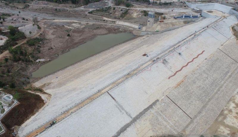 Progres Waskita Bangun Bendungan Temef NTT Capai 85,21 Persen