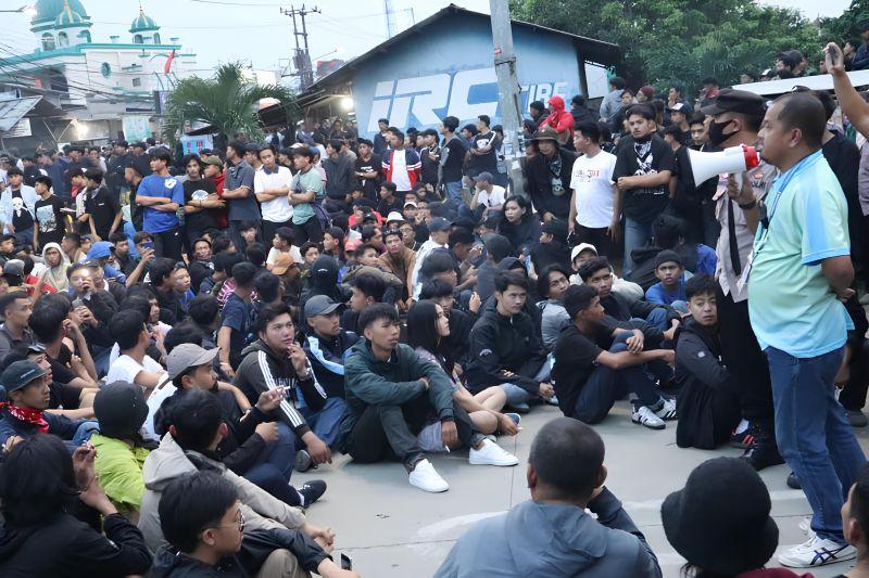 25 Suporter Rusuh Saat Laga Dewa United vs Persib Diamankan Polisi