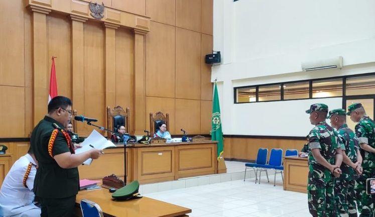 Praka Riswandi Cs Pembunuh Imam Masykur Dituntut Hukuman Mati dan Dipecat TNI