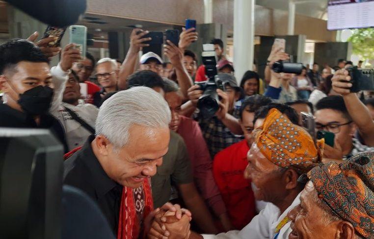 Tiba di Kupang, Ganjar Disambut Masyarakat Adat Timor