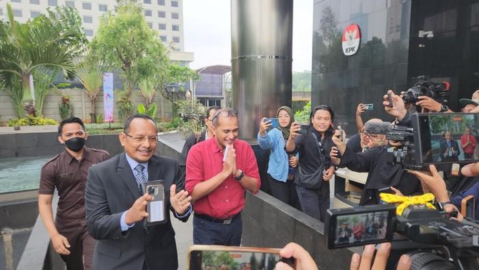 Tiba di Gedung KPK, Eddy Hiariej Irit Bicara