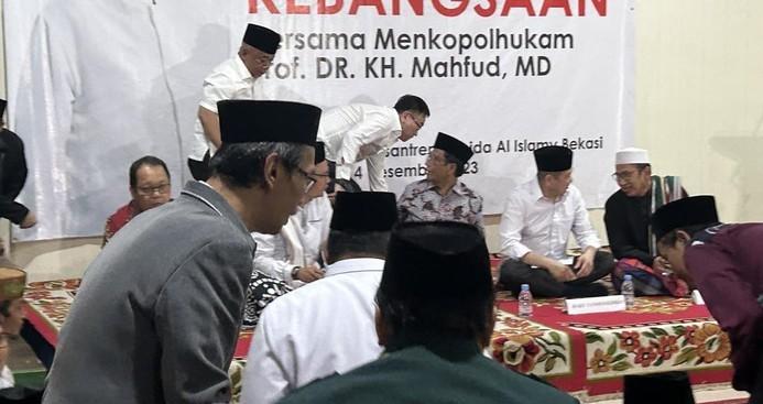 Mahfud Md Hadiri Silaturahmi Pimpinan Ponpes se-Jabodetabek, HT: Beliau Komit Luar Biasa
