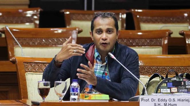Jokowi Belum Terima Surat 'Resign' Eddy Hiariej