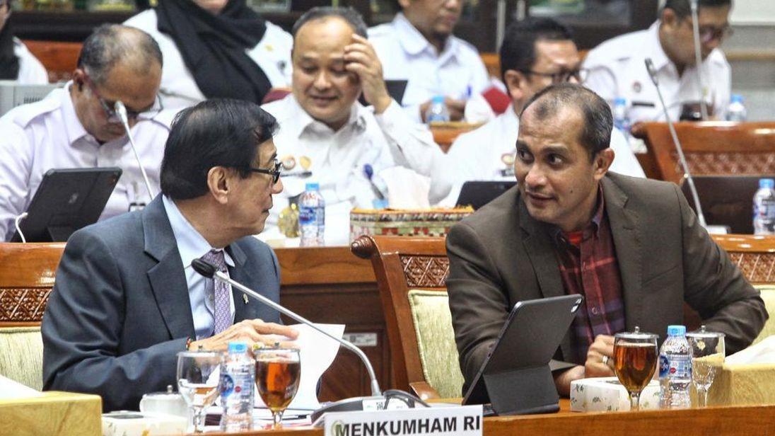 Yasonna Laoly Angkat Tangan soal Kabar Eddy Hiariej 'Resign' sebagai Wamenkumham