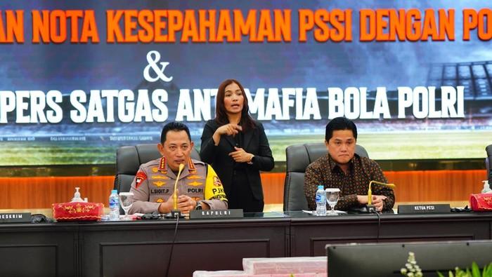 Polri Ringkus 8 Tersangka 'Veteran' Kasus Match Fixing Liga 2