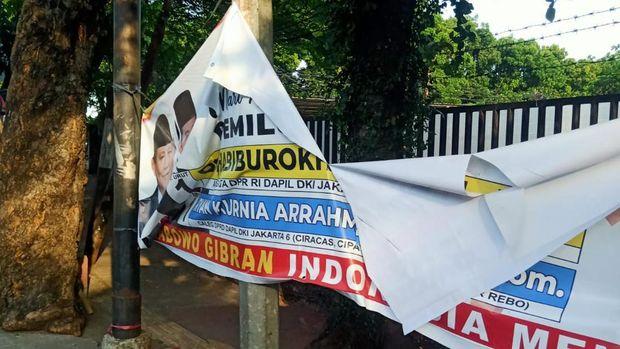 Spanduk Dirusak, Gerindra Lapor Bawaslu Jaktim