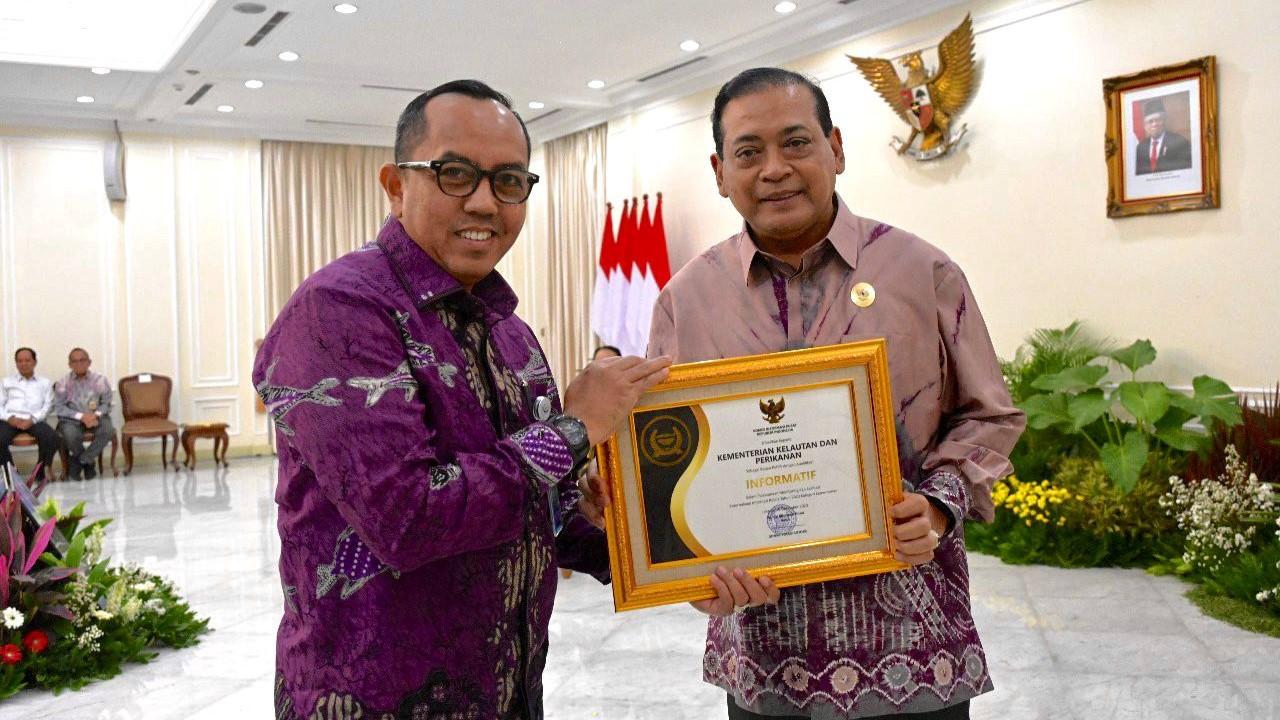 KKP Sukses Pertahankan Predikat Badan Publik Informatif