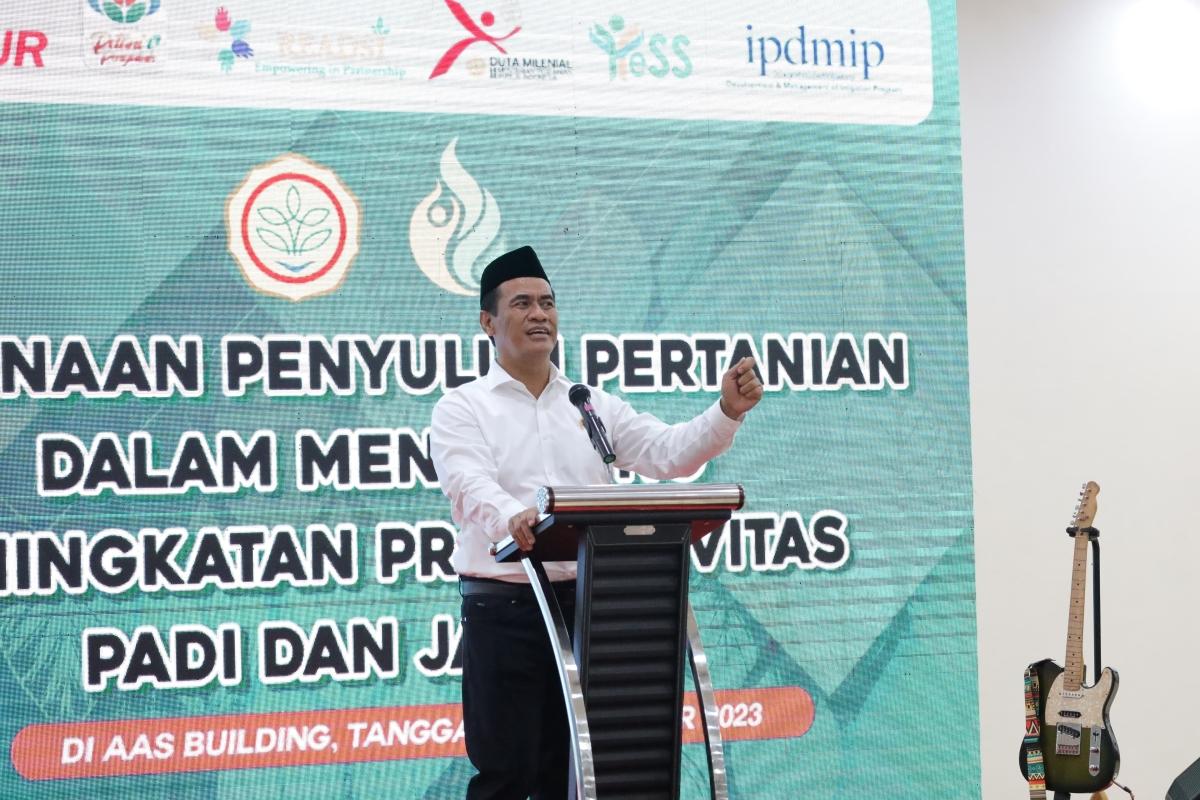 Mentan Andi Amran di Sulsel Serukan Swasembada Pangan