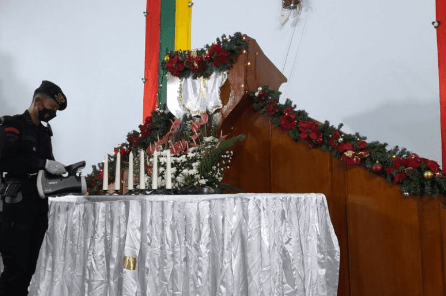 Jelang Natal, Tim Penjinak Bom Sterilisasi Gereja di Serang