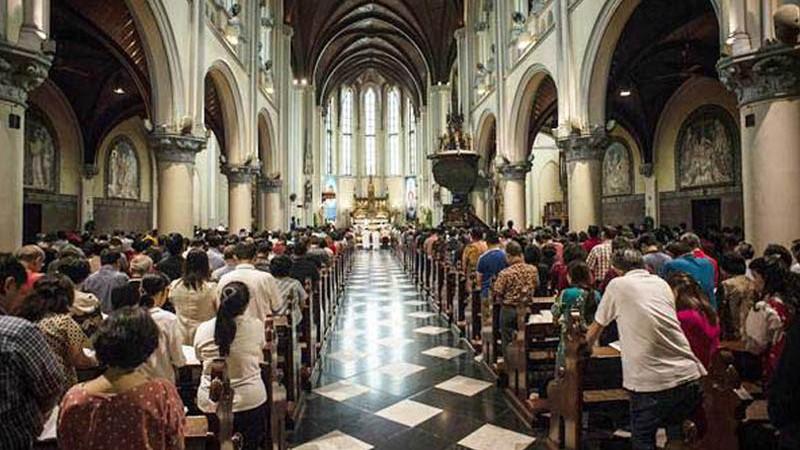 Khidmatnya Misa Natal 2023 di Katedral Jakarta, Doakan Kedamaian Pemilu 2024