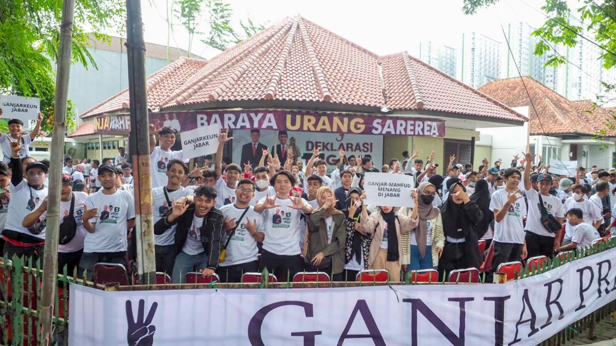 500 Warga Bandung Deklarasikan BAGAMA Jabar demi Kemenangan Ganjar-Mahfud