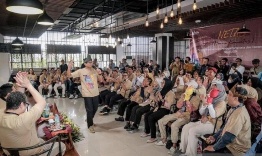 Menteri Sandi Genjot Peran Komunitas Dongkrak Parekraf di Palembang