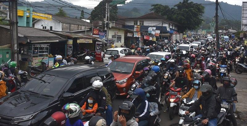 60 Ribu Kendaraan Lepas dari Puncak Bogor Malam Ini Usai Tahun Baru