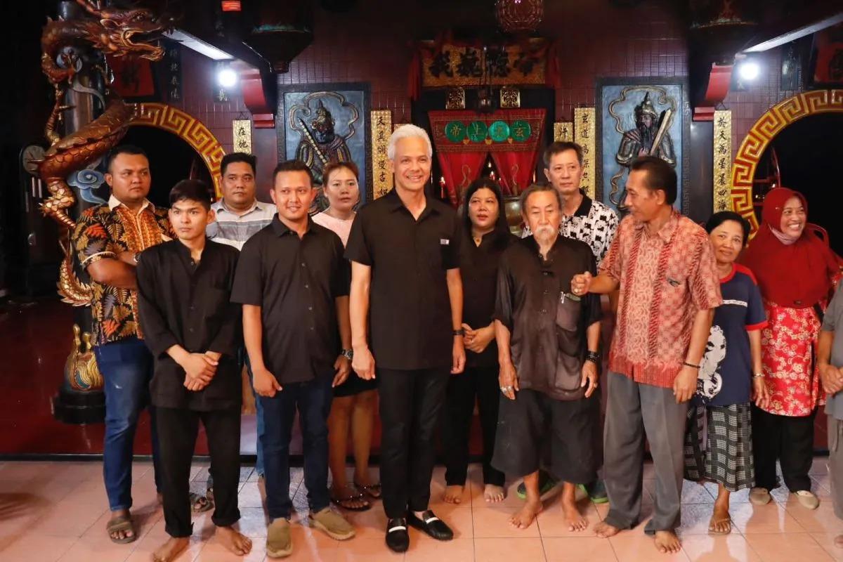 Ganjar Diakui Miliki Kedekatan dengan Pengurus Klenteng Tertua di Jepara