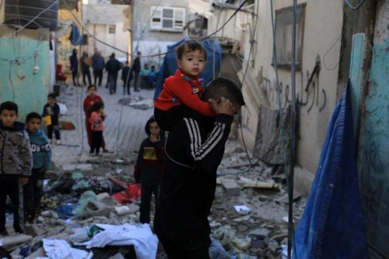UNRWA Sebut 1,7 Juta Warga Palestina di Gaza Utara dan Tengah Mengungsi