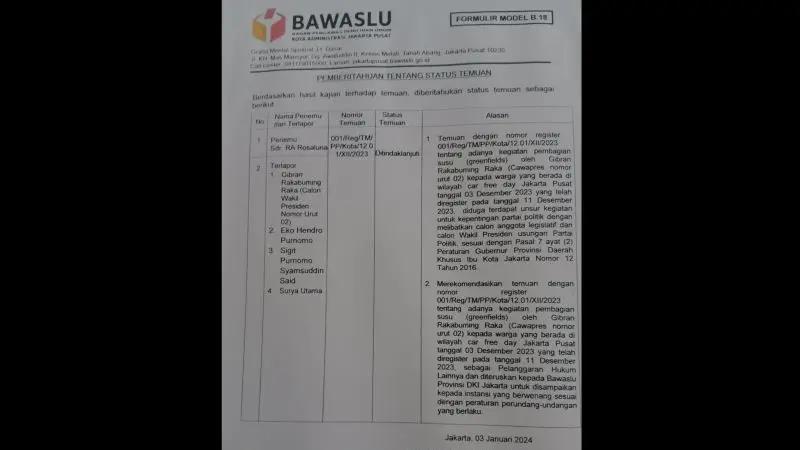 Jika Kontestan Langgar Aturan, Timnas AMIN Minta Bawaslu Bertindak Tegas Beri Konsekuensi