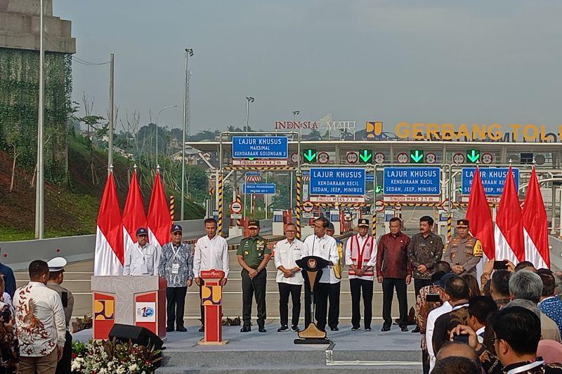 Panjang 14,8 Km, Jokowi Resmikan Jalan Tol Pamulang-Cinere-Raya Bogor