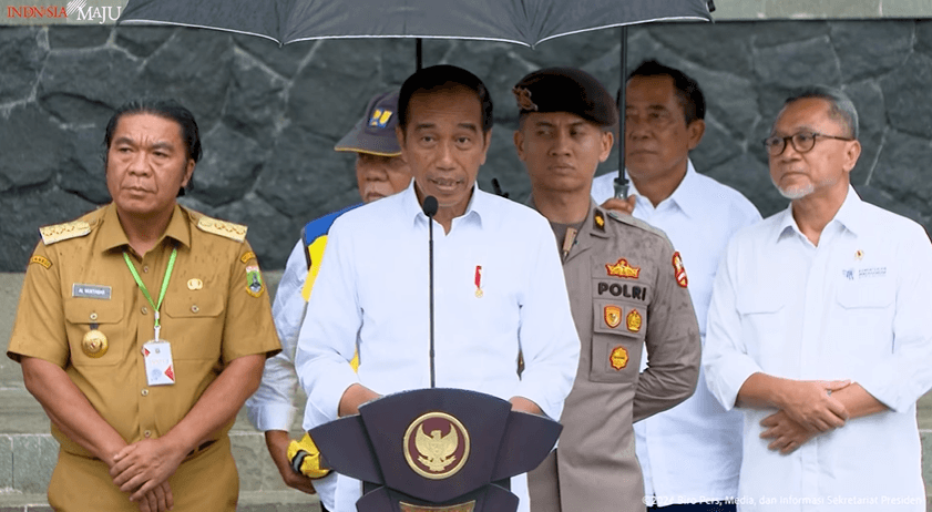 Bendungan Rp2,2 Triliun di Banten Diresmikan Jokowi