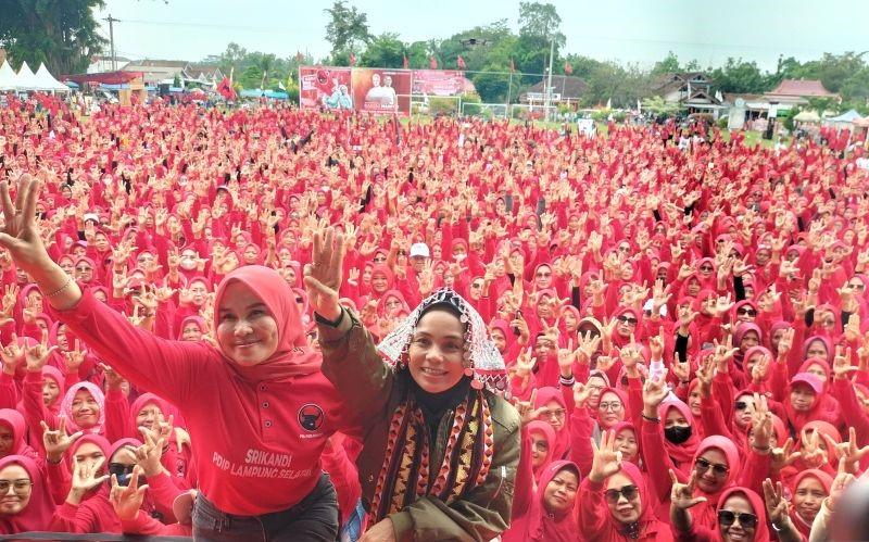 Kunjungi Srikandi di Lampung, Istri Ganjar: Perempuan Teguh, Indonesia Tangguh