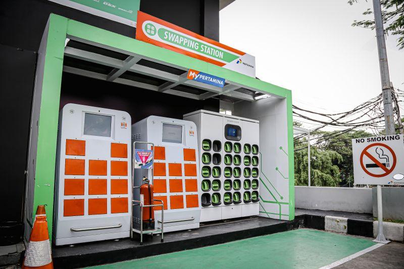Pertamina Tambah 25 Stasiun Penukaran Baterai untuk Umum di Jakarta