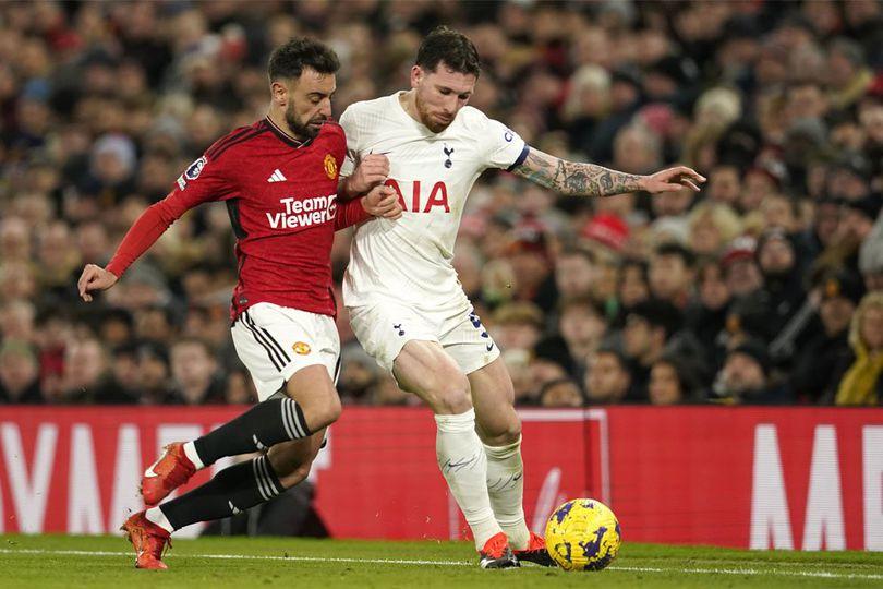 Laga MU vs Tottenham Berakhir Imbang 2-2