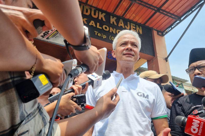 Pedagang Pasar Kajen di Jateng Keluhkan Harga Sembako, Ganjar: Memang Butuh Intervensi