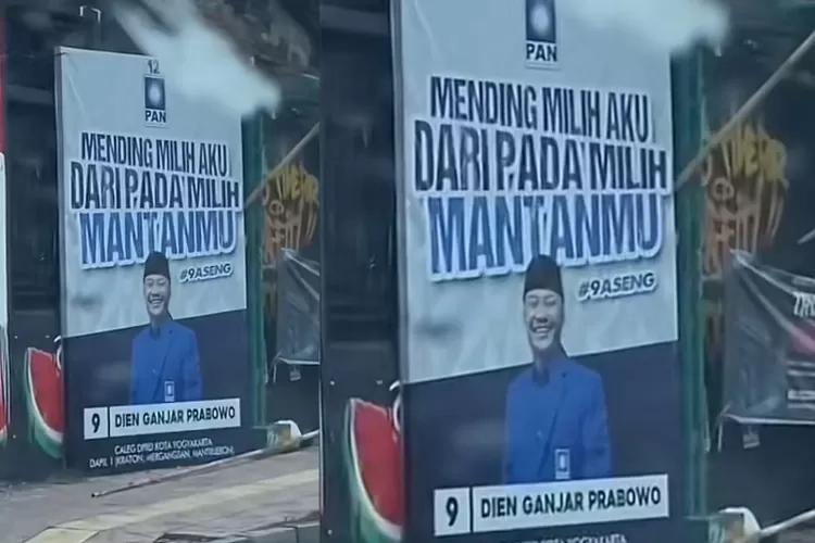 Caleg PAN Dien Prabowo Ganjar Bikin Heboh, Warganet: Anies Gak Diajak Pak?